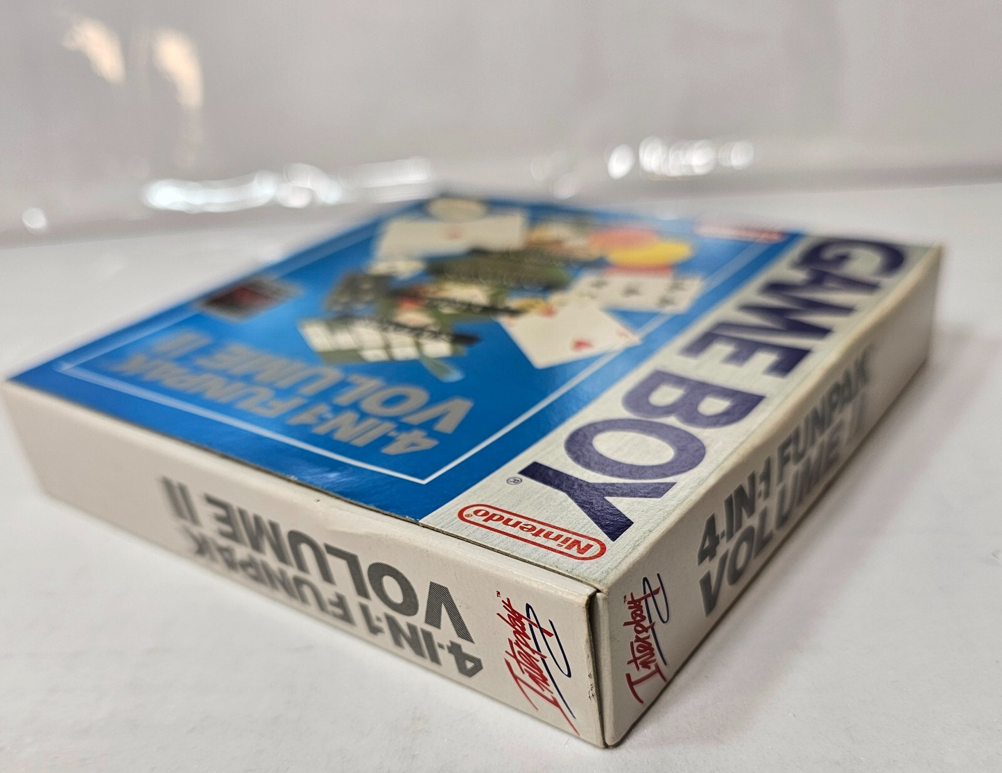 4 in 1 Funpak Volume II (GameBoy, 1993) Game Box Manual Inserts Registration