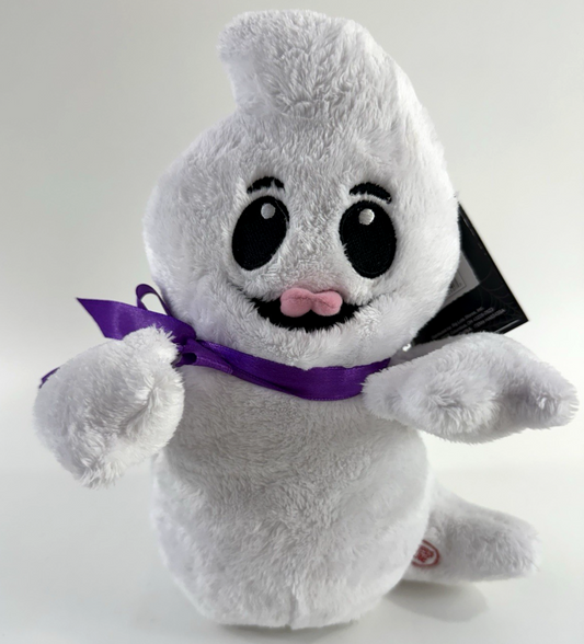 Big Lots 2018 10" Halloween Funny Face Ghost Animatronic Plush - New, Tested