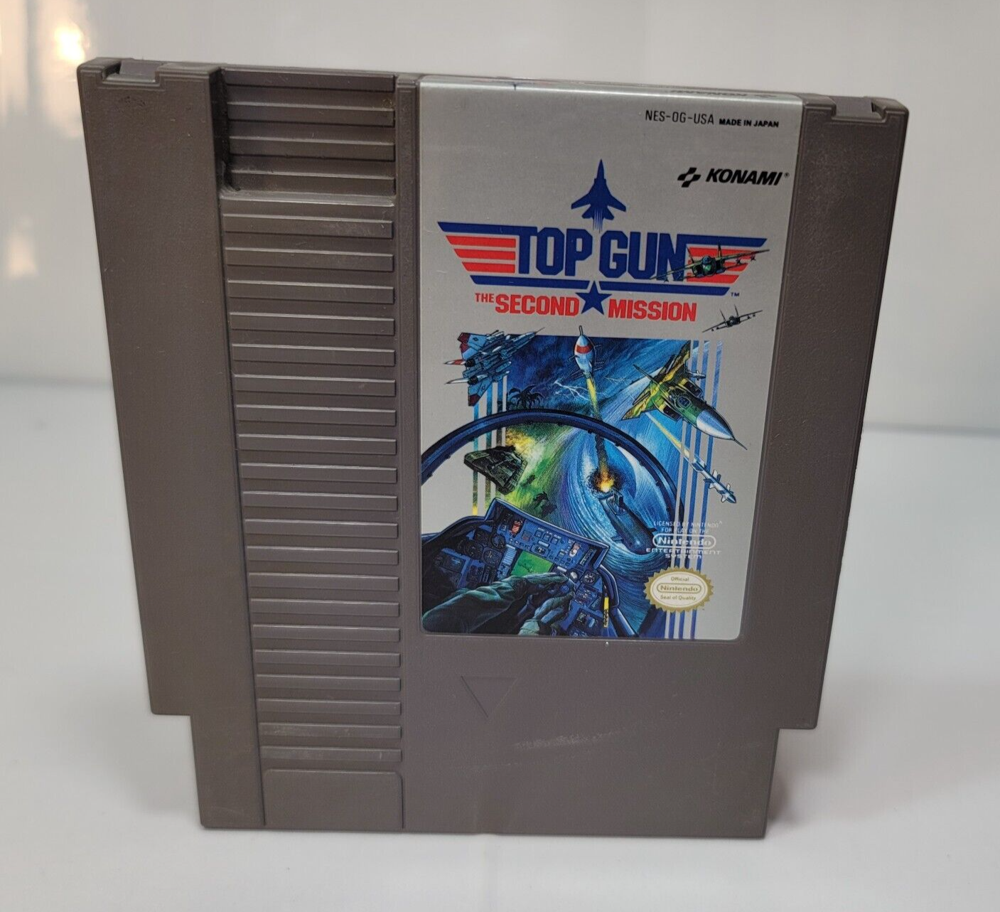 Top Gun: The Second Mission (Nintendo Entertainment System, 1985) Game Cartridge