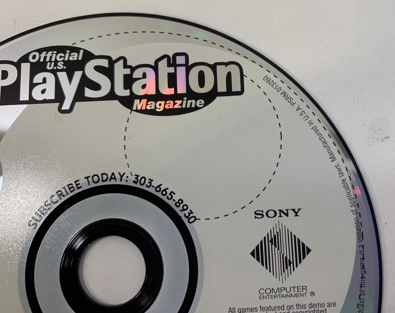 PlayStation Magazine Demo Disc 25 (PlayStation 1, 1999) Tested and Working