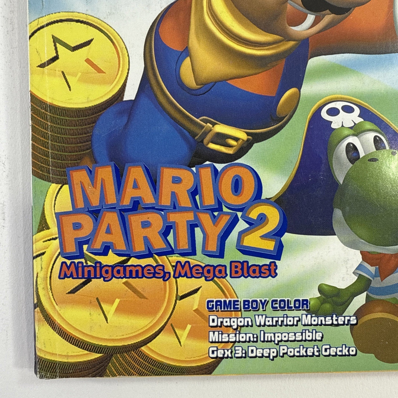 Nintendo Power Magazine Jan. 2000 Vol. 128 Mario Party 2 w/Poster & Comic