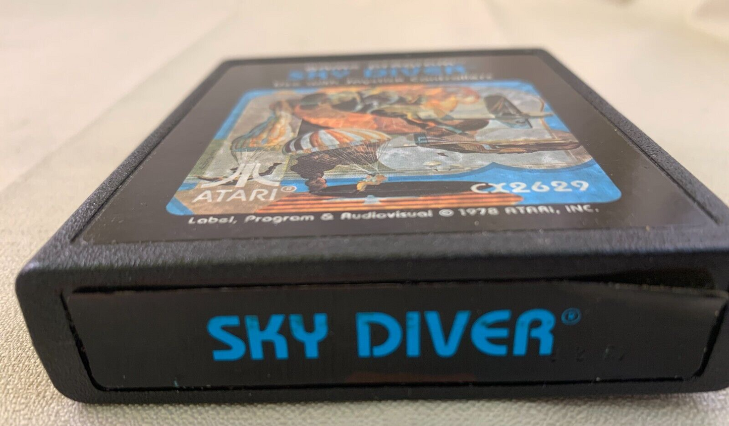Sky Diver (Atari 2600, 1978) Game cartridge