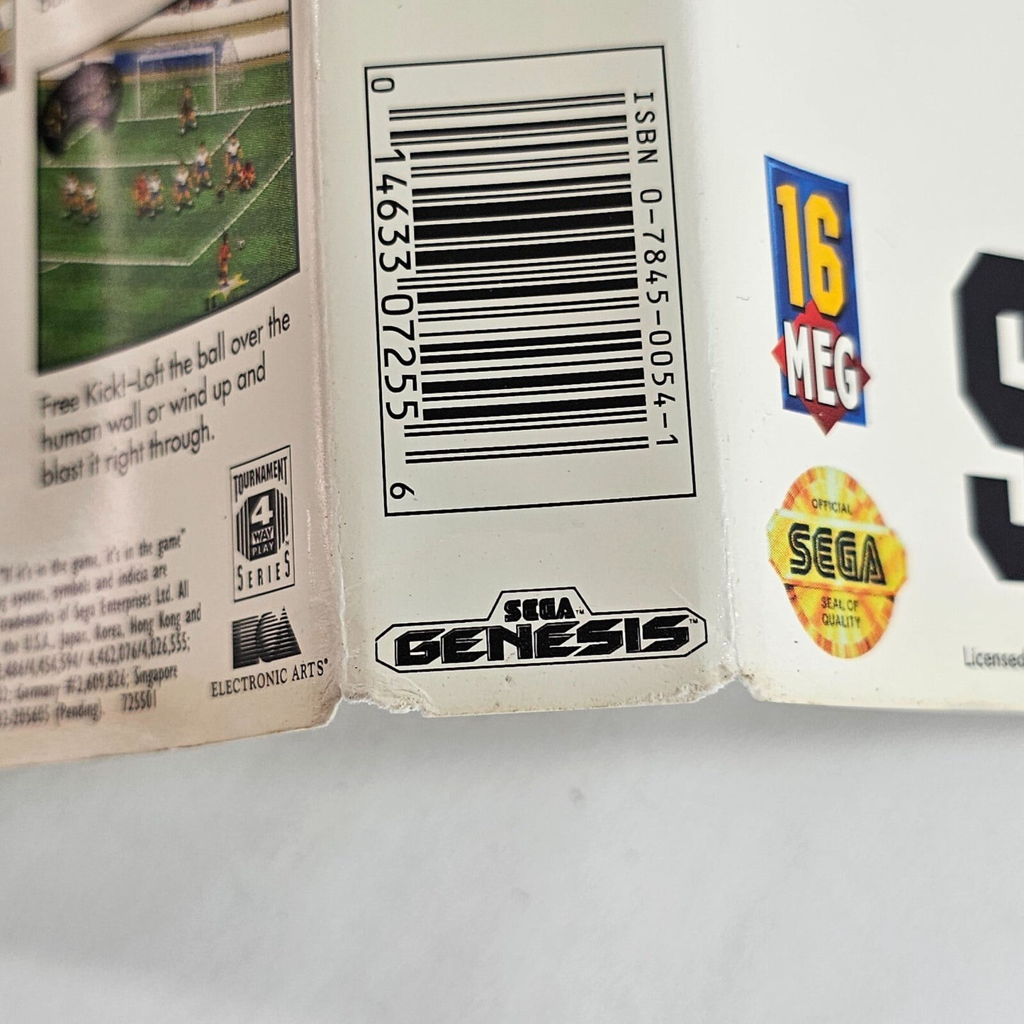 FIFA International Soccer (Sega Genesis, 1993) Game and Case - Tested