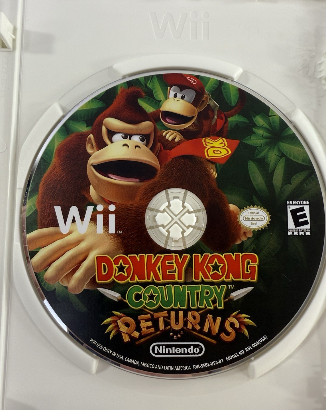 Donkey Kong Country Returns (Nintendo Wii, 2010) Game Case Manual - Tested