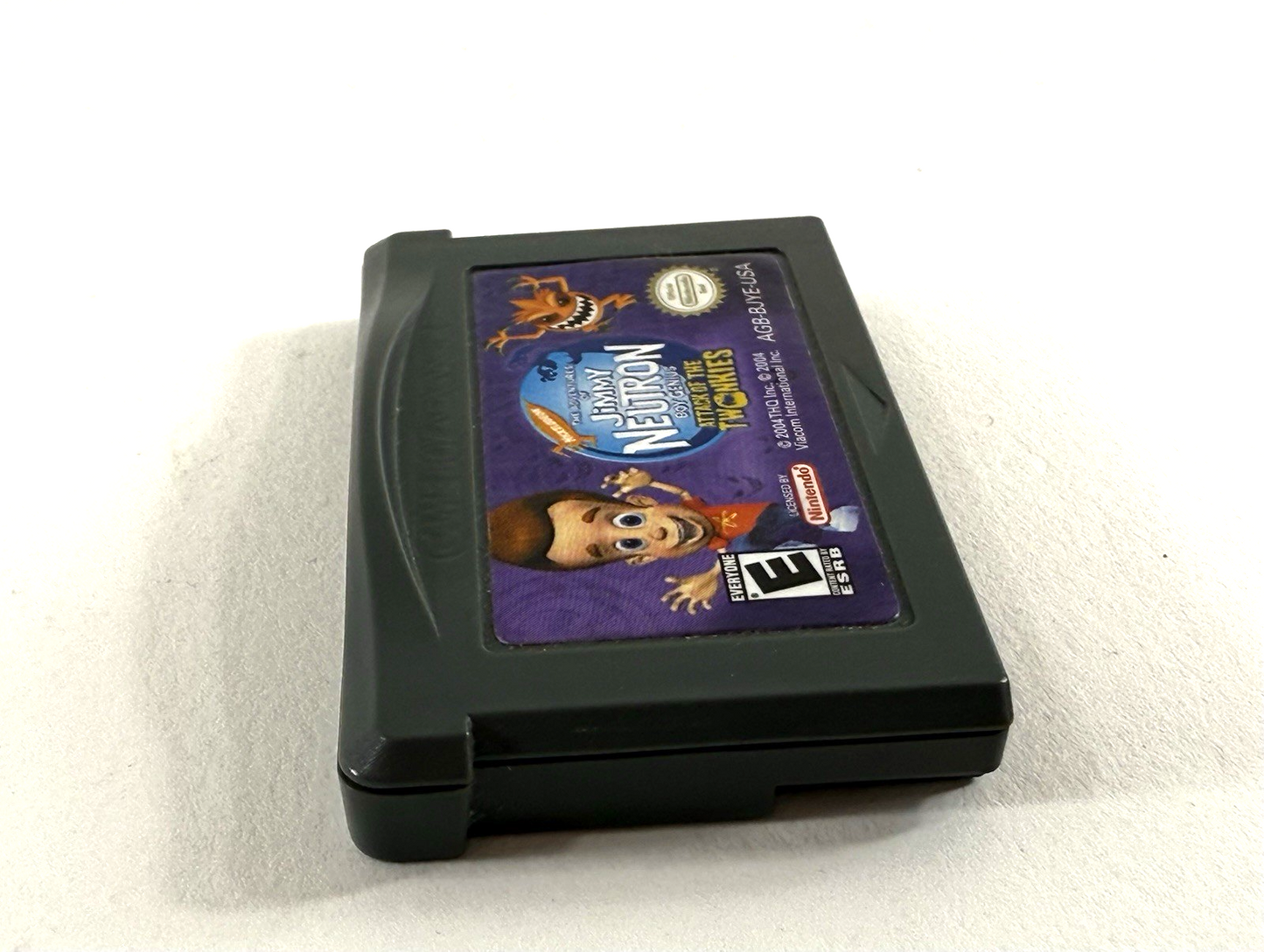Jimmy Neutron: Attack of the Twonkies (GameBoy Advance, 2004) Game Cartridge