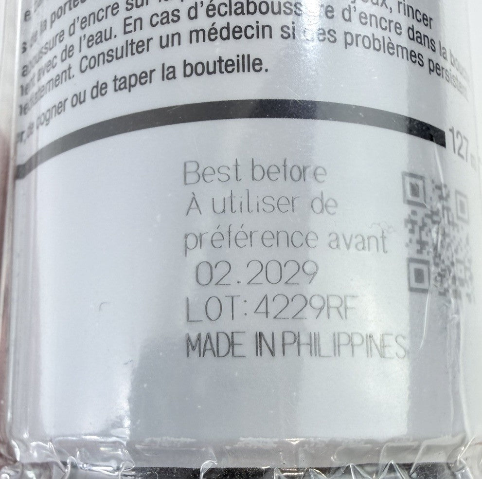 Epson 502 Black Pigment Ink Bottle 127ml EcoTank T502 Refill - New, Sealed