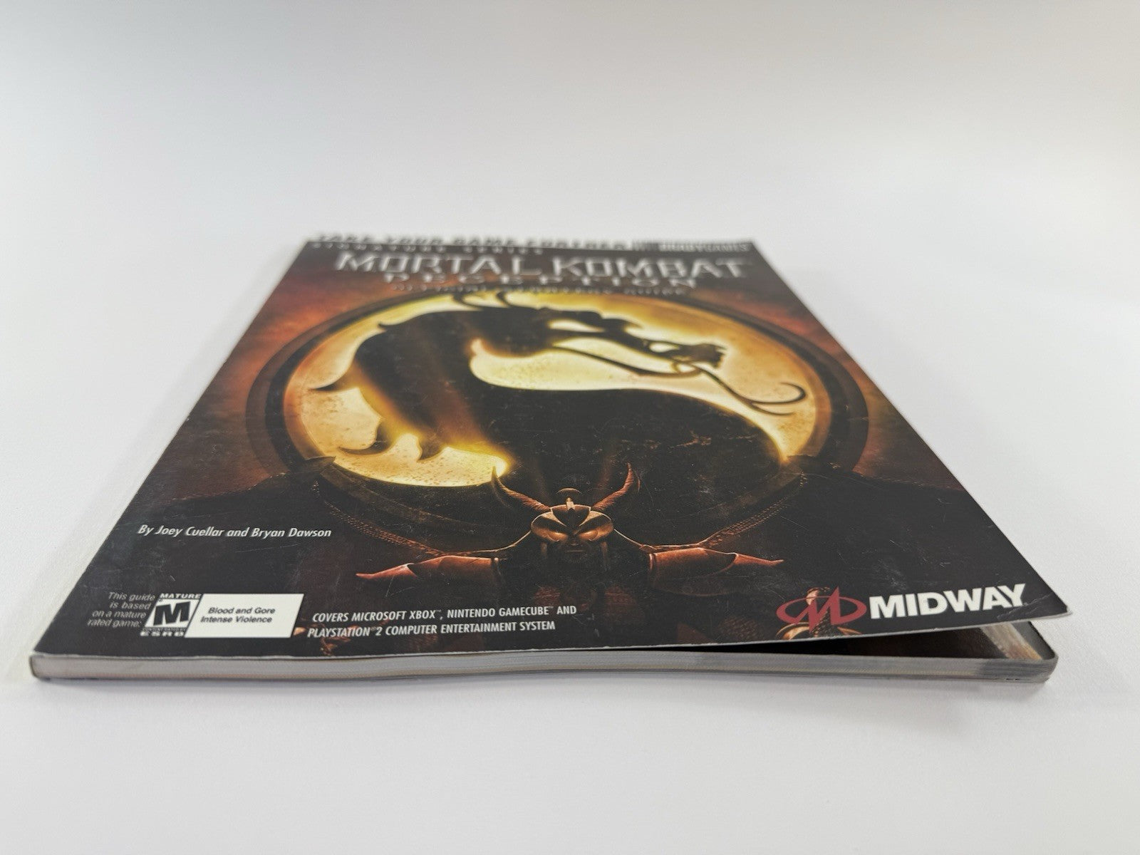 Mortal Kombat Deception Strategy Guide (Paperback, 2004) with Poster Brady Games