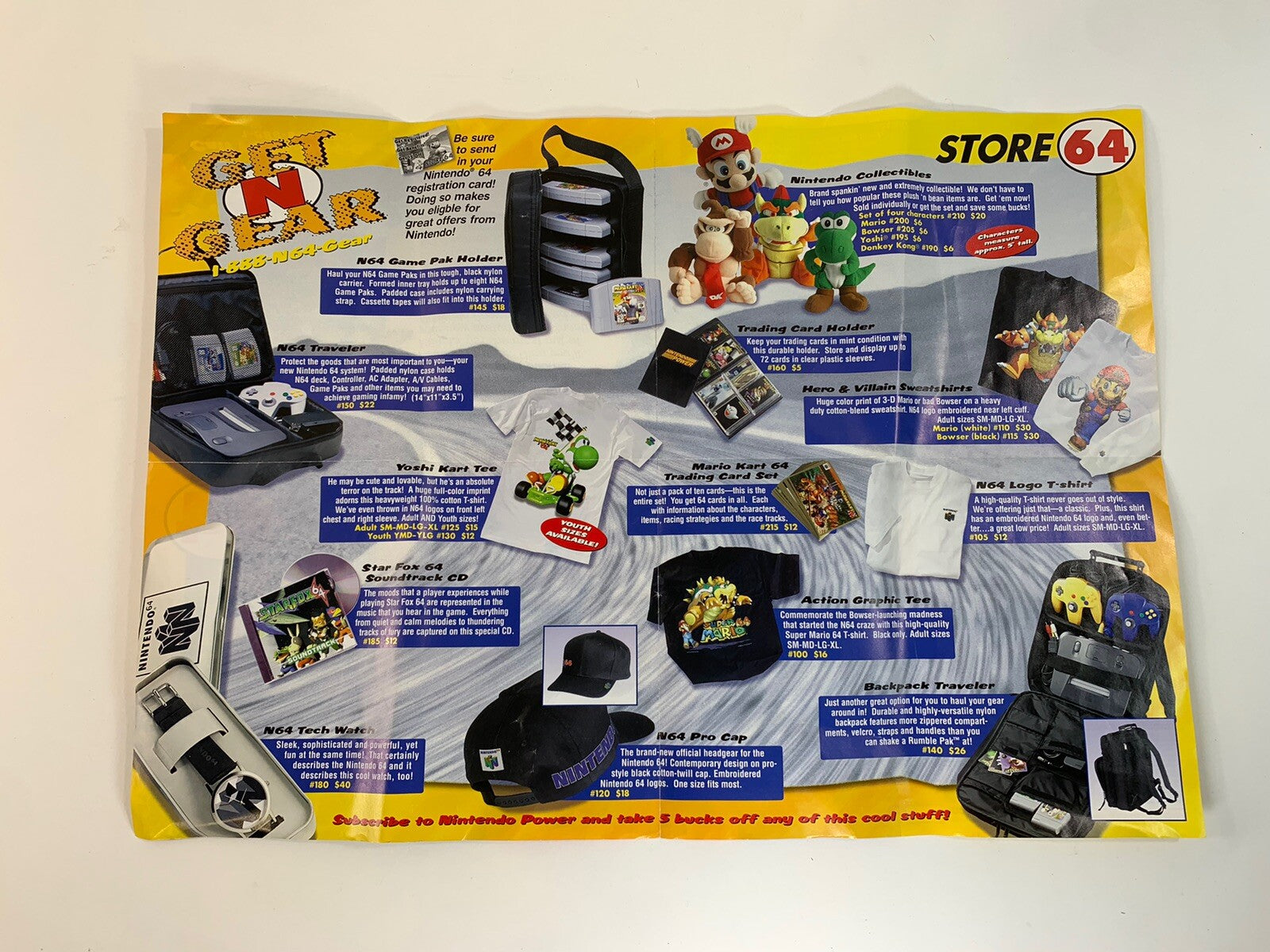 Mario Kart 64 Player's Choice (Nintendo 64, 1997) Game Box Inserts - No Manual