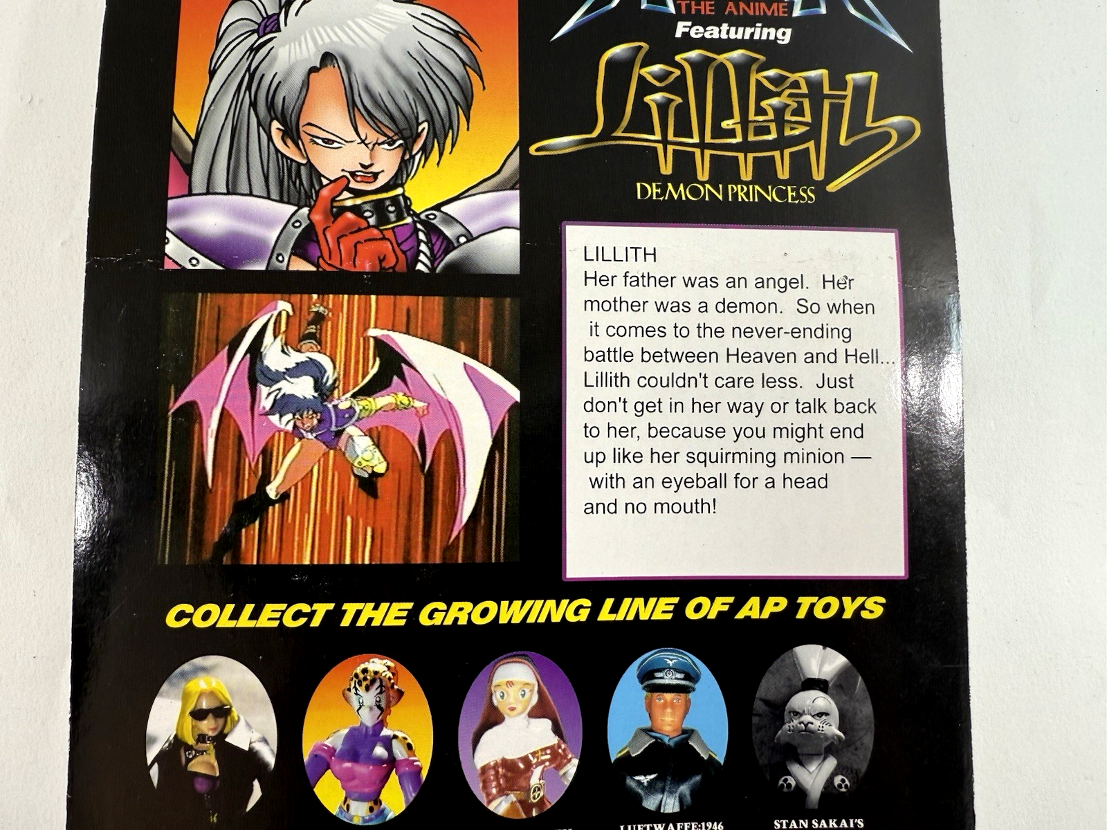 Antarctic Press 1998 Warrior Nun Areala 6” Lillith Demon Princess Sealed Figure