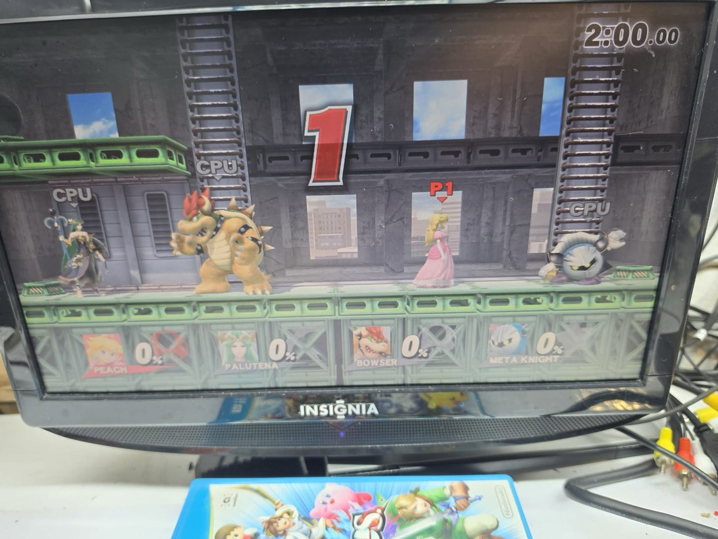 Super Smash Bros. (Wii U, 2014) Game Case & Manual - Tested And Working