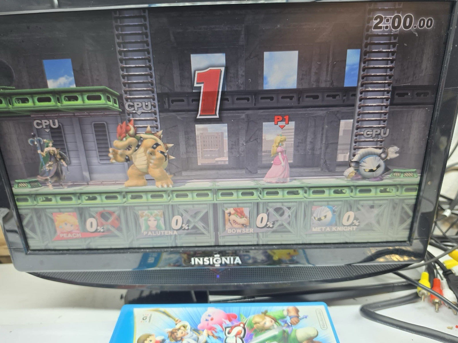 Super Smash Bros. (Wii U, 2014) Game Case & Manual - Tested And Working