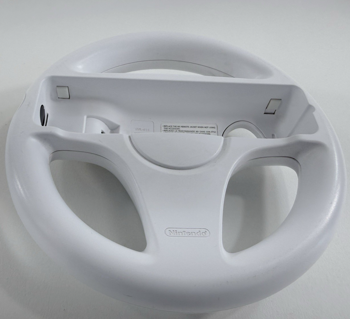 Nintendo Wii White Steering Wheel Attachment RVL-024 (Set of 2)