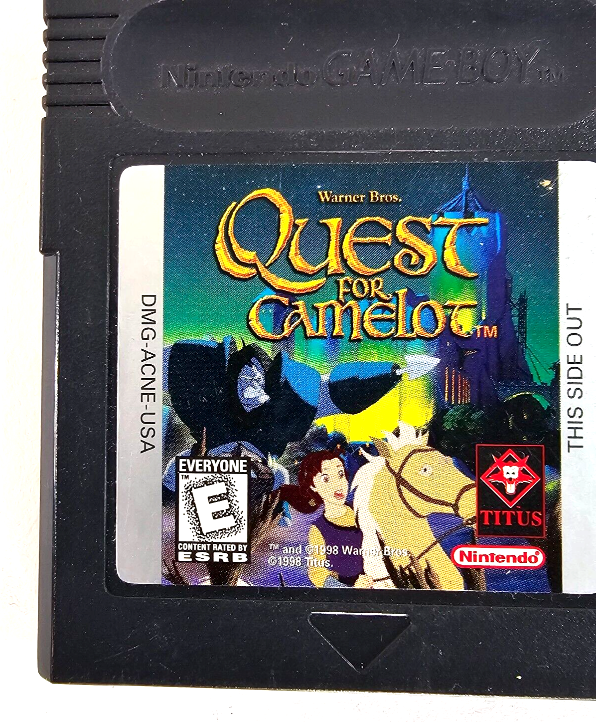 Quest for Camelot (Nintendo Gameboy Color, 1998) Game Cartridge Only