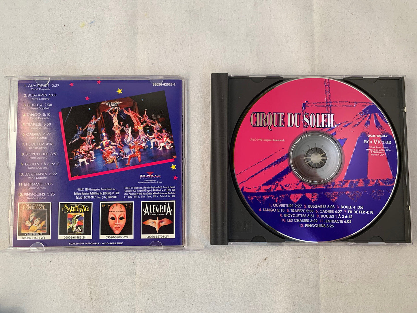 Cirque du Soleil (CD bundle) Saltimbanco/ Alegria