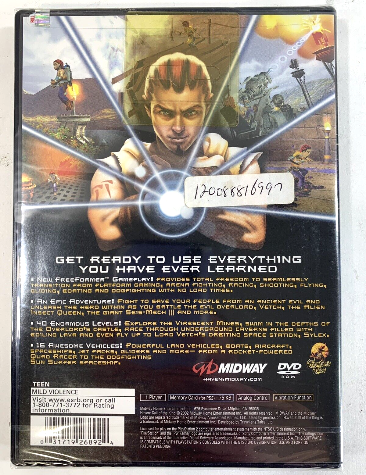 Haven: Call of the King (Sony PlayStation 2, 2002) New, Sealed