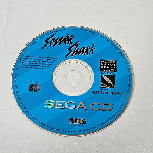 Sewer Shark (Sega CD 1992) Game  Not For Resale