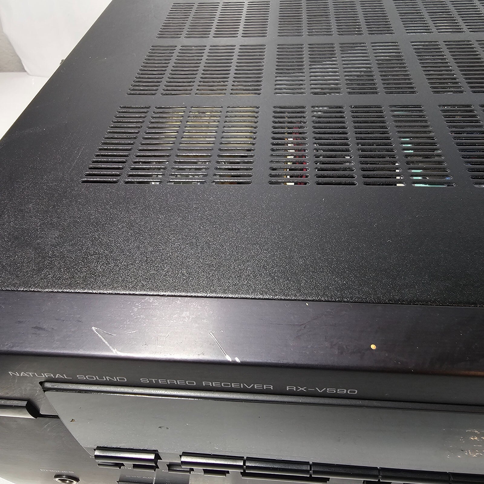 Yamaha RX-V590 RDS Audio Video 5.1 Natural Sound Surround Sound AV Receiver