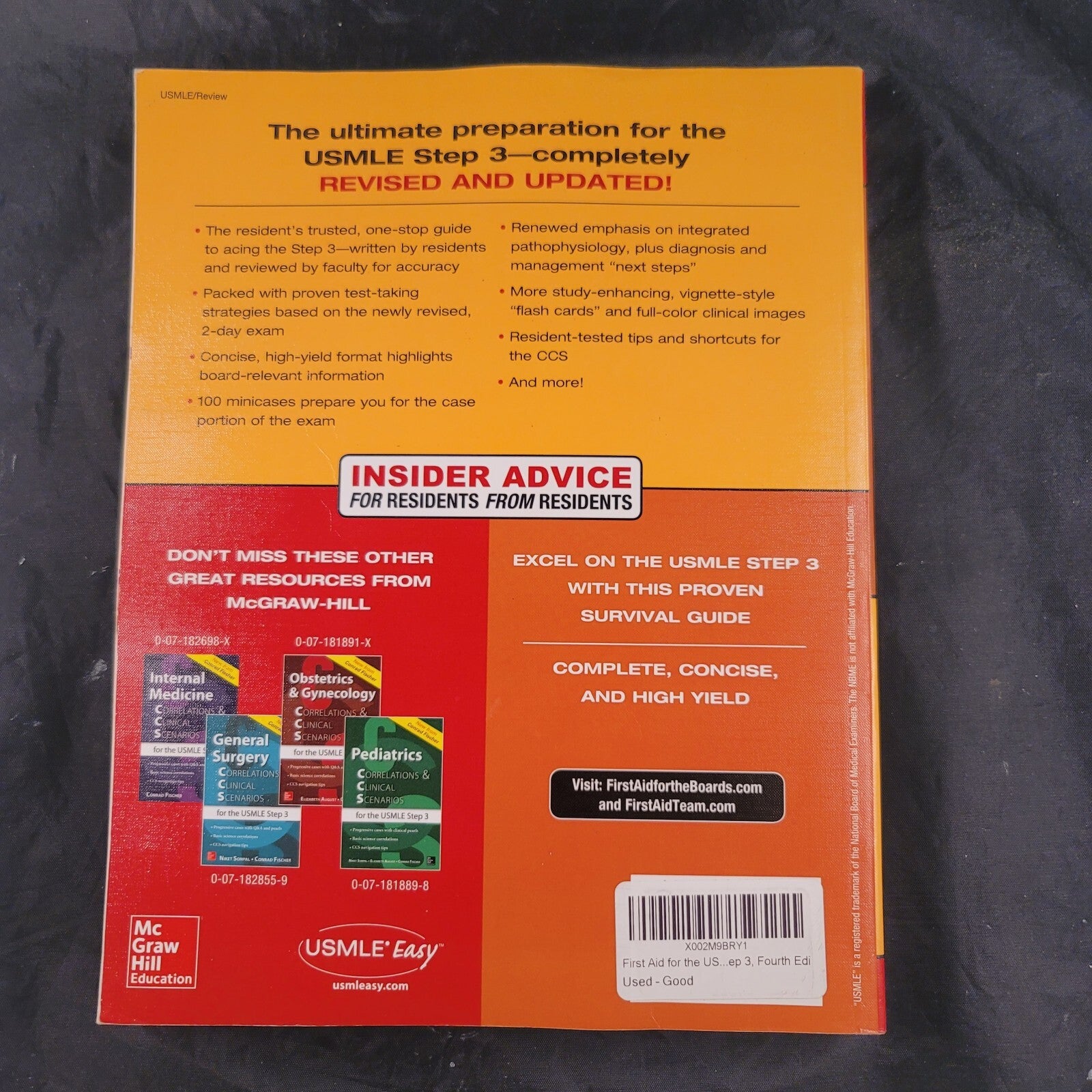 USMLE, Step 3 by Vikas Bhushan, Veronique Tache, Robert W. et al. 3rd Ed.
