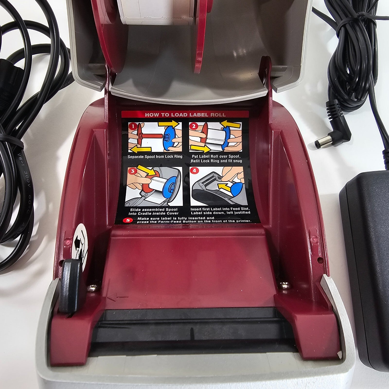 Dymo LabelWriter 330 Turbo Thermal Label Printer AC Adapter & USB Cable - Tested