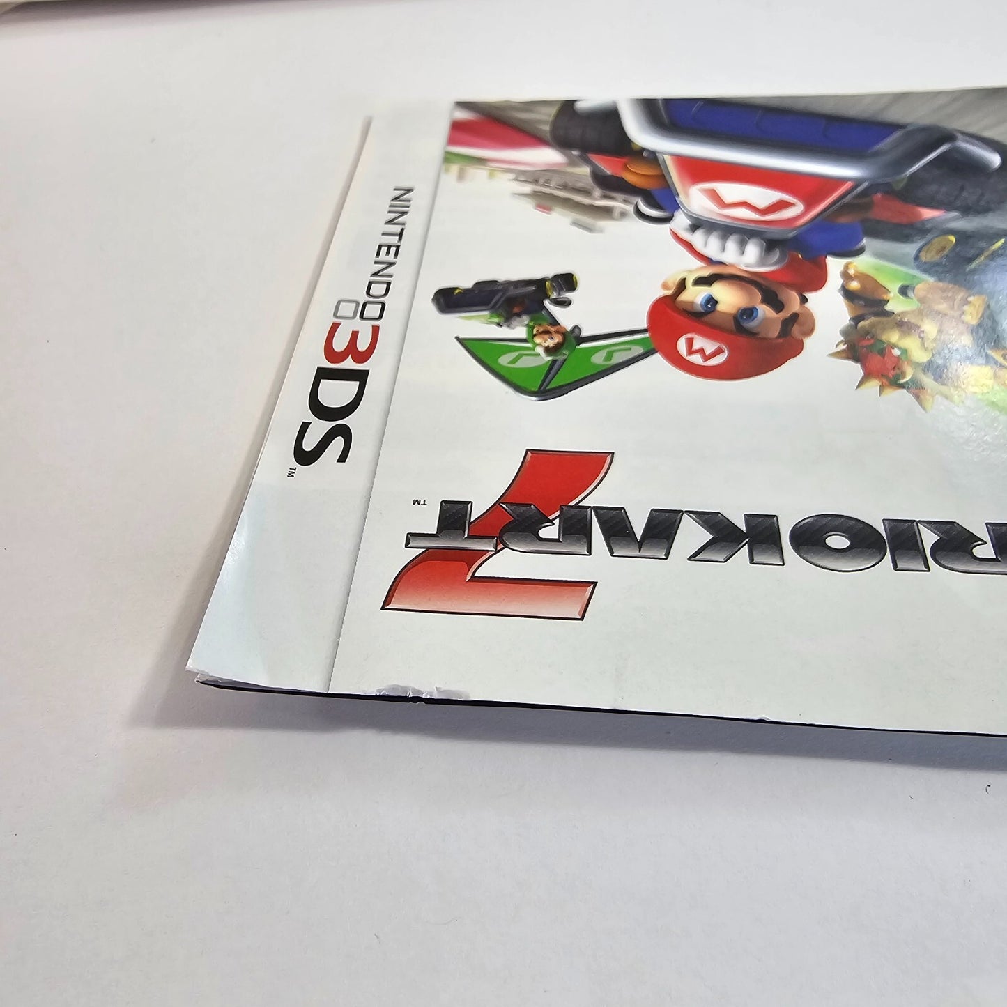 Mario Kart 7 (Nintendo 3DS, 2011) Game Case Manual Inserts - Tested and Working
