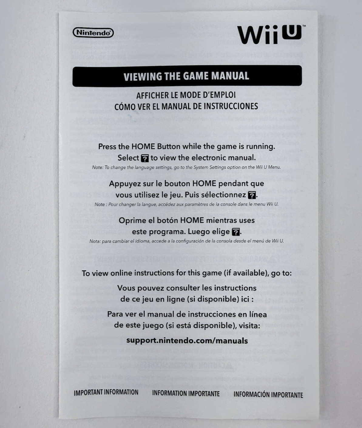 Mario Party 10 (Nintendo Wii U, 2015) Game Case Manual - Tested and Working