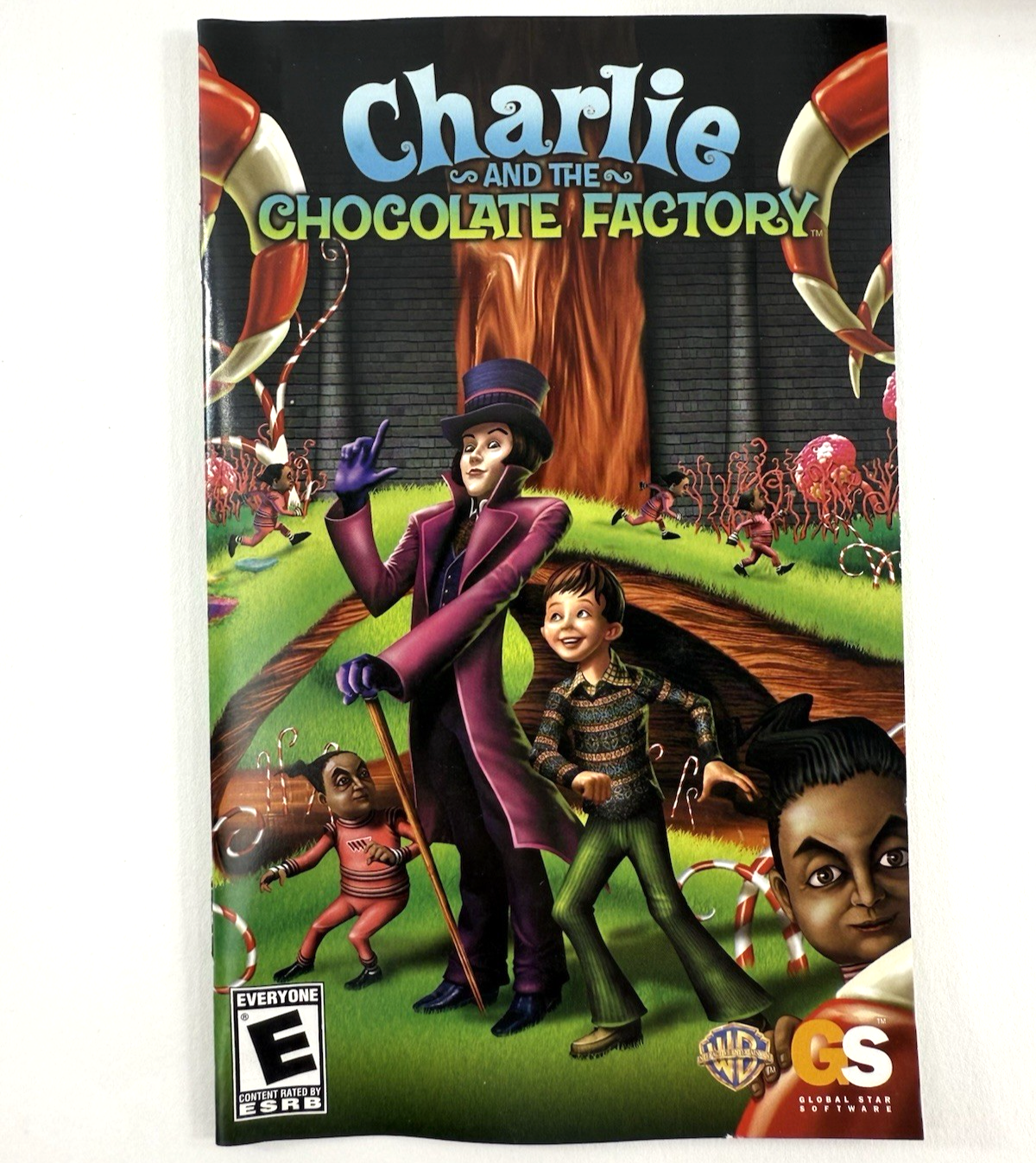 Charlie and the Chocolate Factory (PlayStation 2, 2005) Game, Case, & Manual