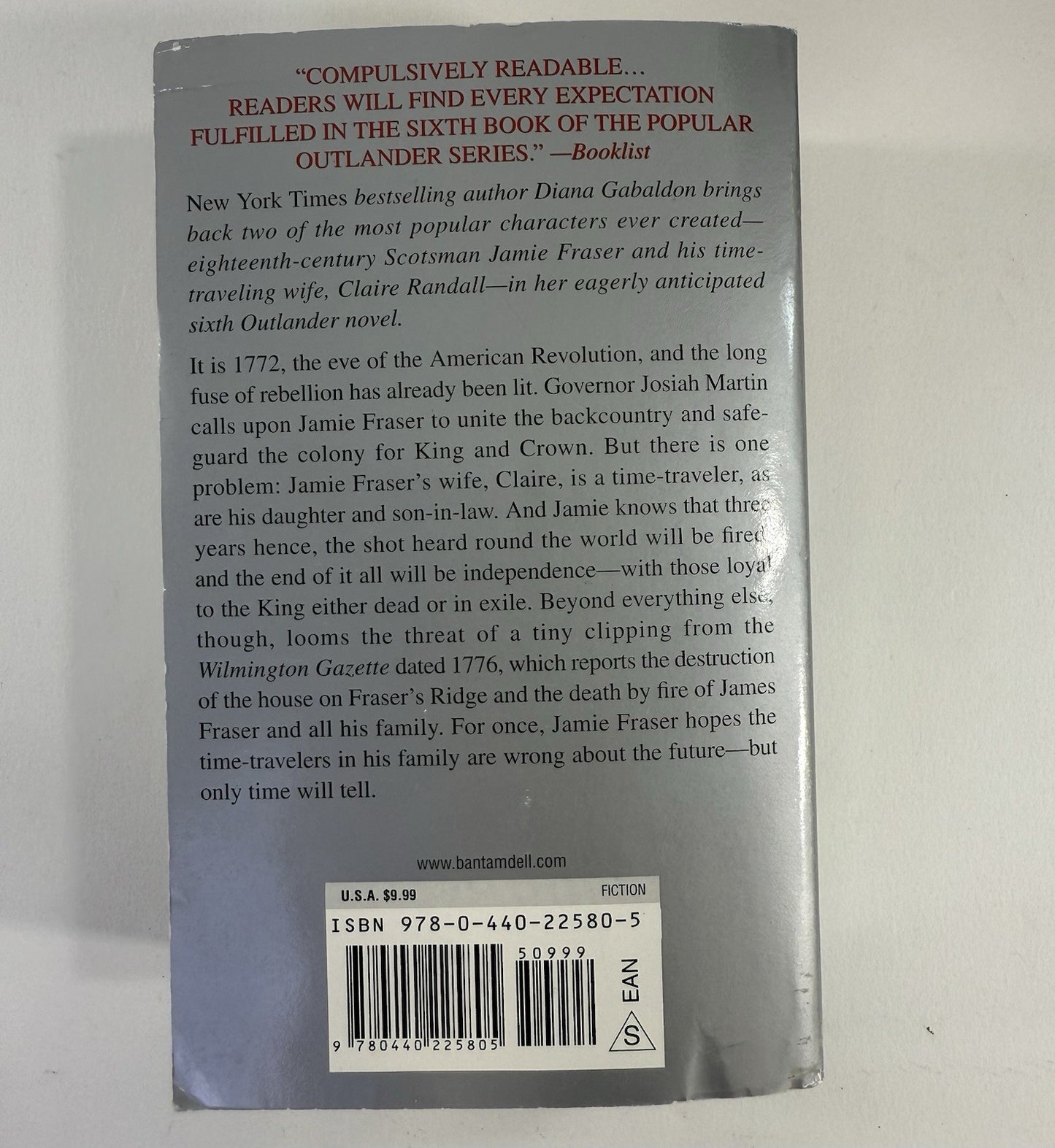 Outlander 8 Book Series, Graphic Novel, Outlandish Companion By Diana Galbadon