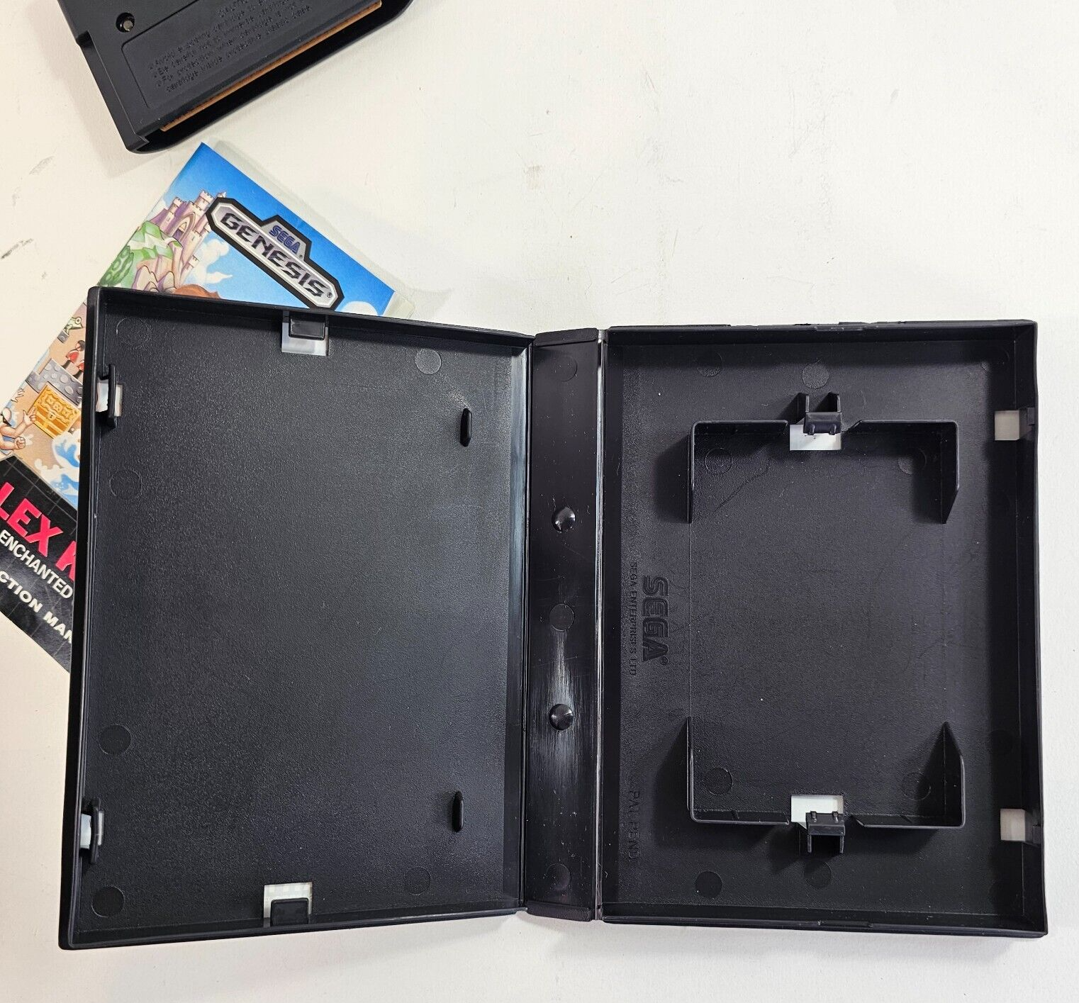 Alex Kidd in the Enchanted Castle (Sega Genesis, 1989) Game Case Manual - Tested