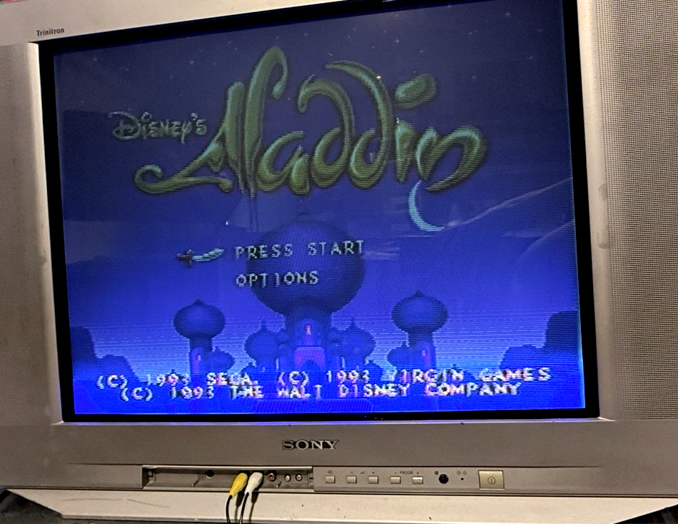 Disney's Aladdin (Sega Genesis, 1993) Game Cartridge - Tested And Working