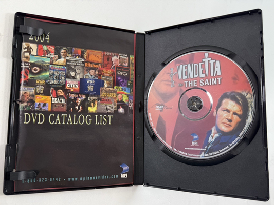 Vendetta for the Saint (DVD, 2004) Roger Moore Film - Tested and Working
