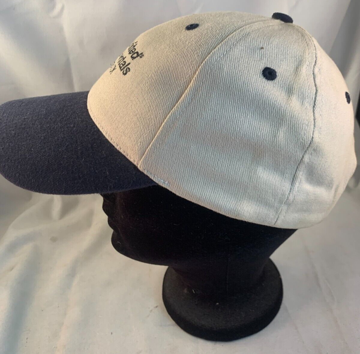 United Rentals Adjustable Blue and Beige Baseball Hat - Garland Texas