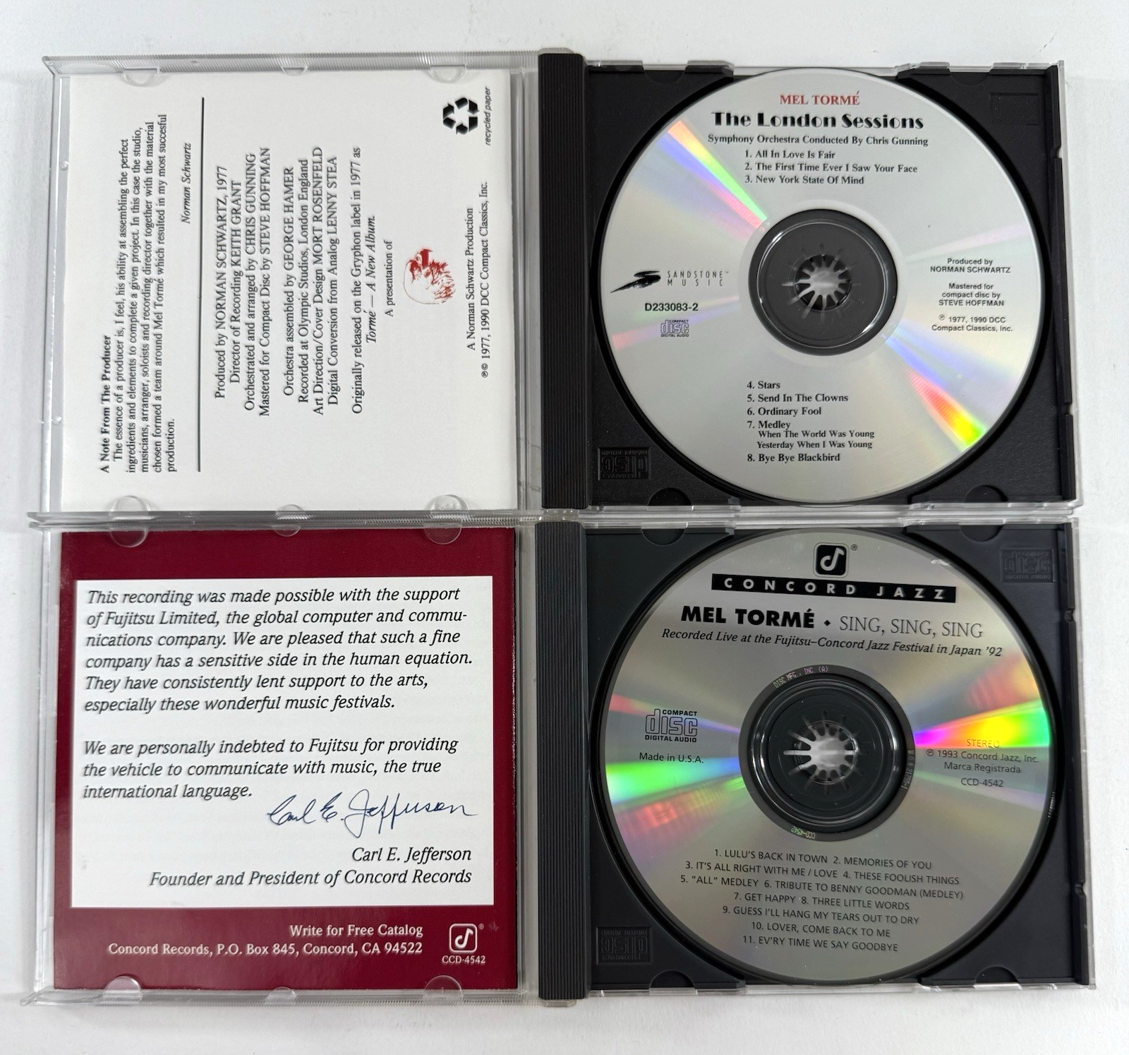 Mel Tormé CD Bundle - Great American Songbook, In Hollywood, London Sessions +5