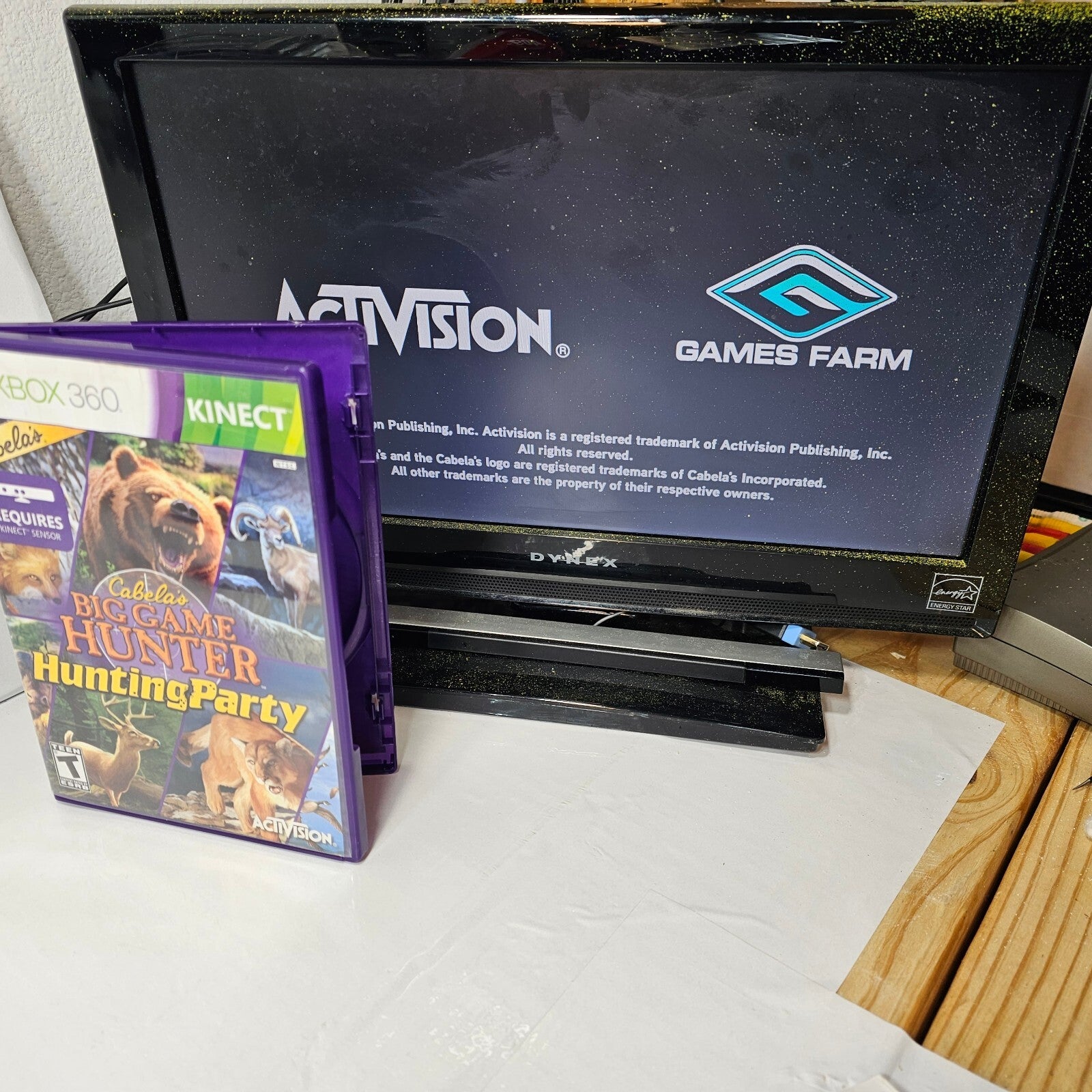 Cabela’s Big Game Hunter: Hunting Party (Xbox 360, 2011) Game and Case - Tested