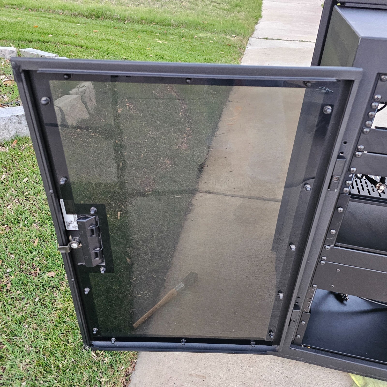 Stage Front Presentation Systems Custom Mounted Audio/Video Cabinet - Read