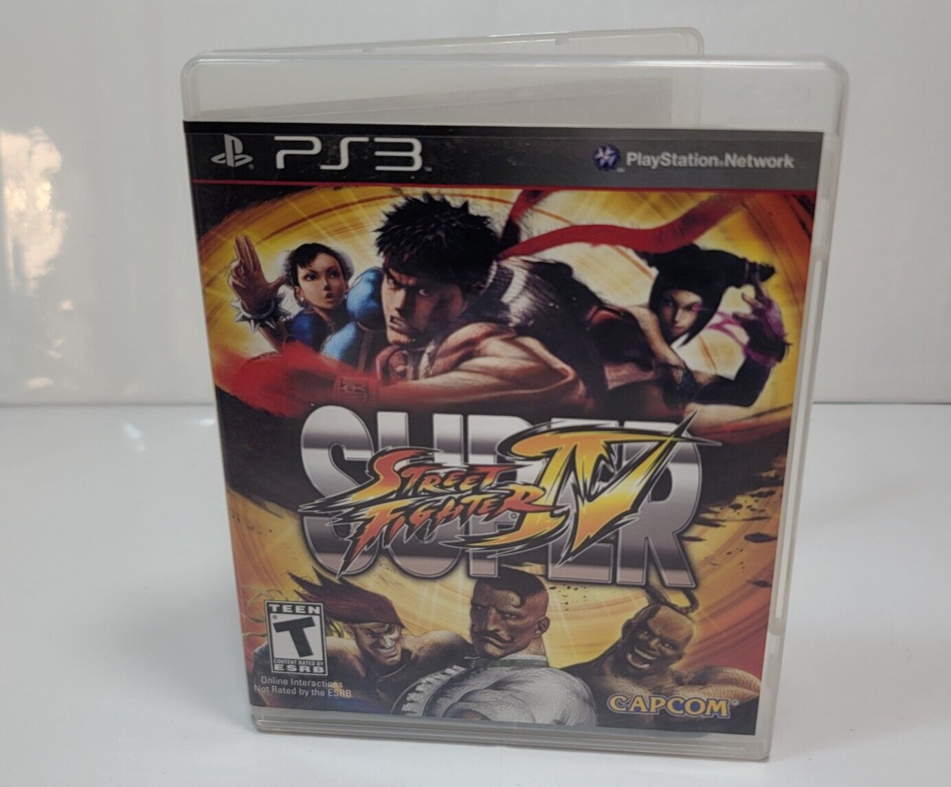Super Street Fighter IV 4 (Sony PlayStation 3, 2010) Game Case Manual Complete