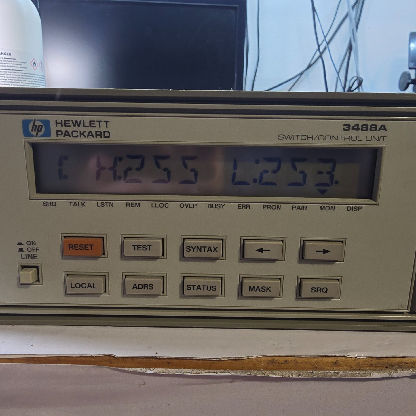 HP Agilent 44474A Digital Input/Output Switch Module - Tested and Working (1184)