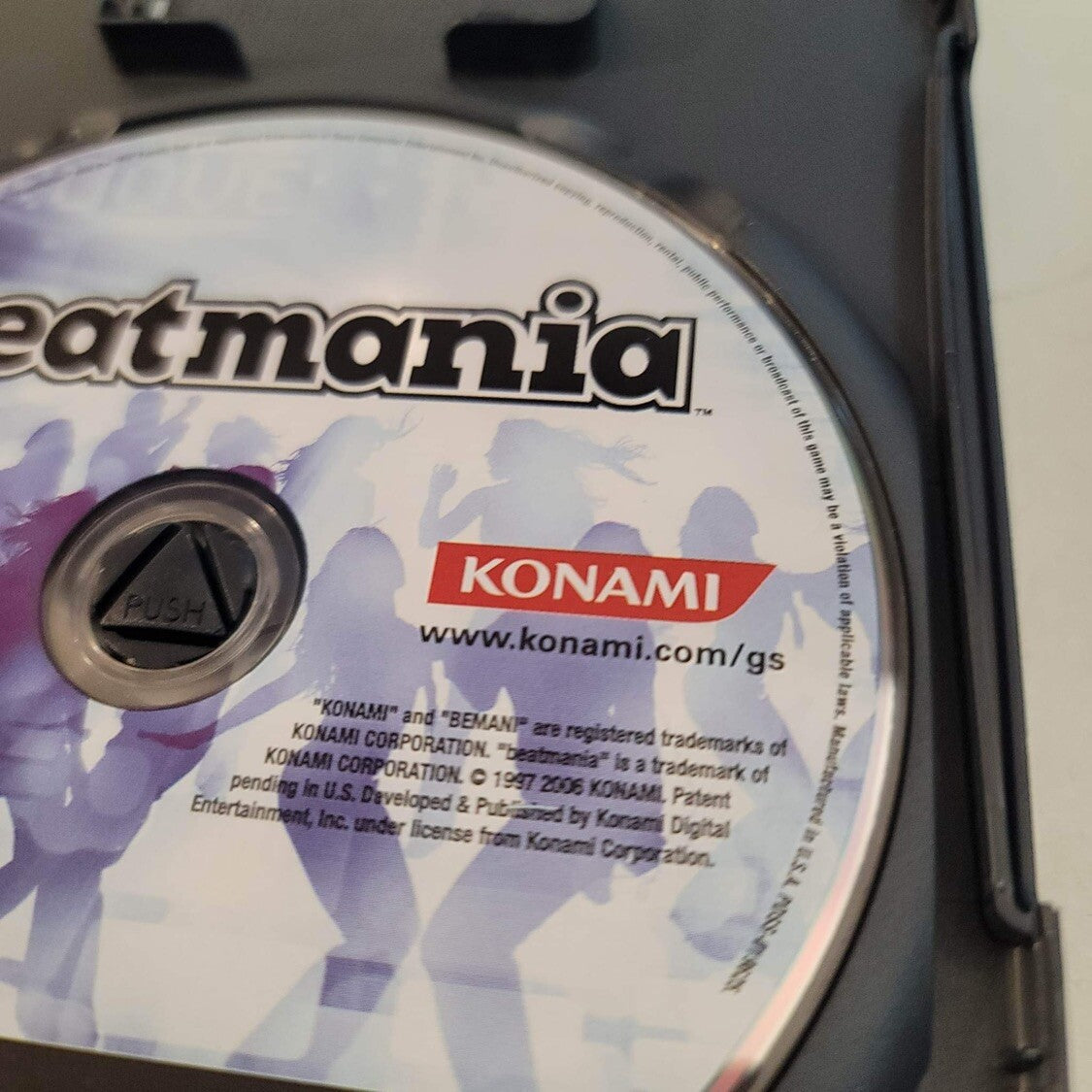 beatmania (Sony PlayStation 2, 2006) Game Case Manual - Tested