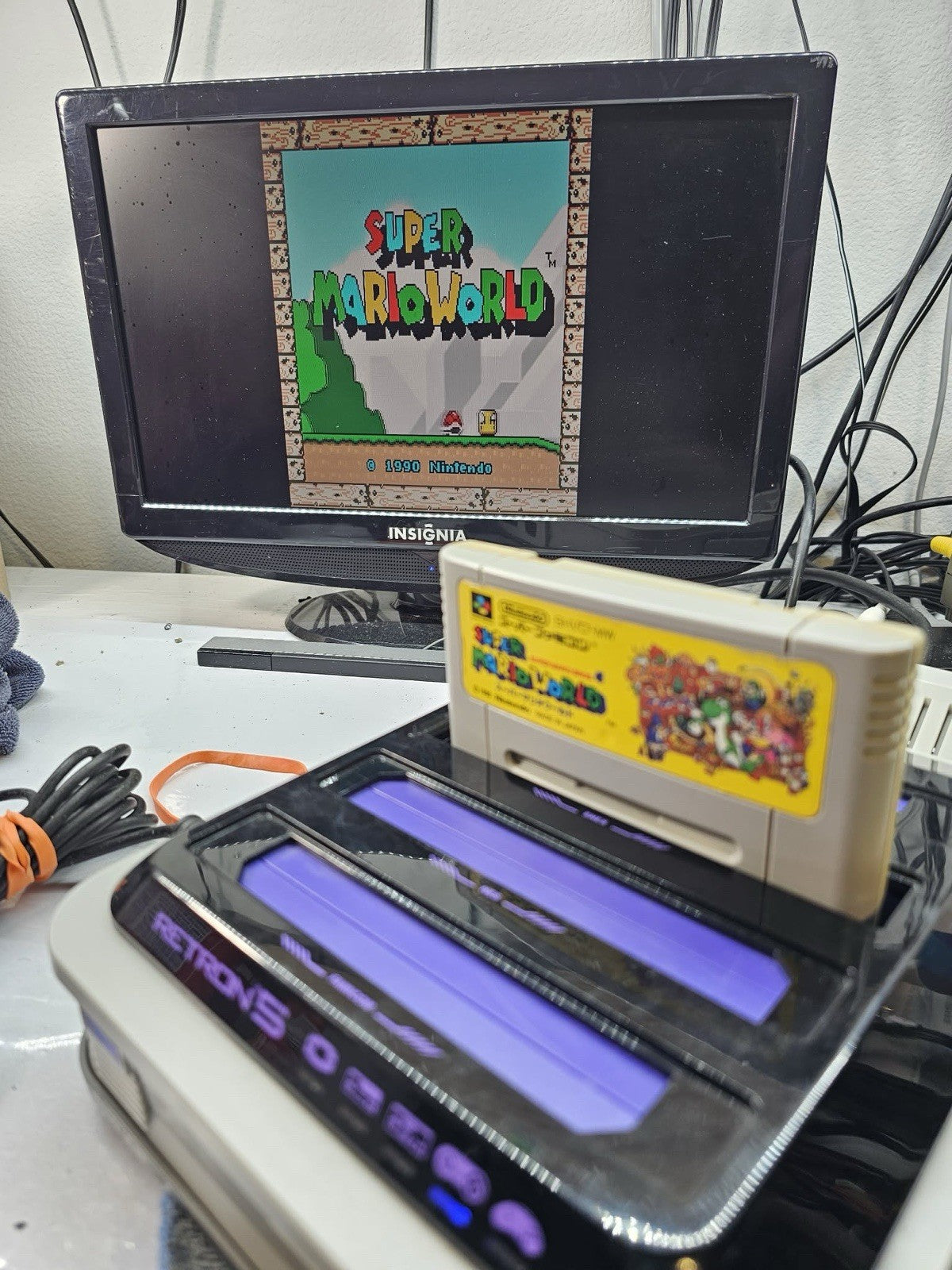 Super Mario World (Super Famicom, 1990) Game Cartridge - Tested and Working