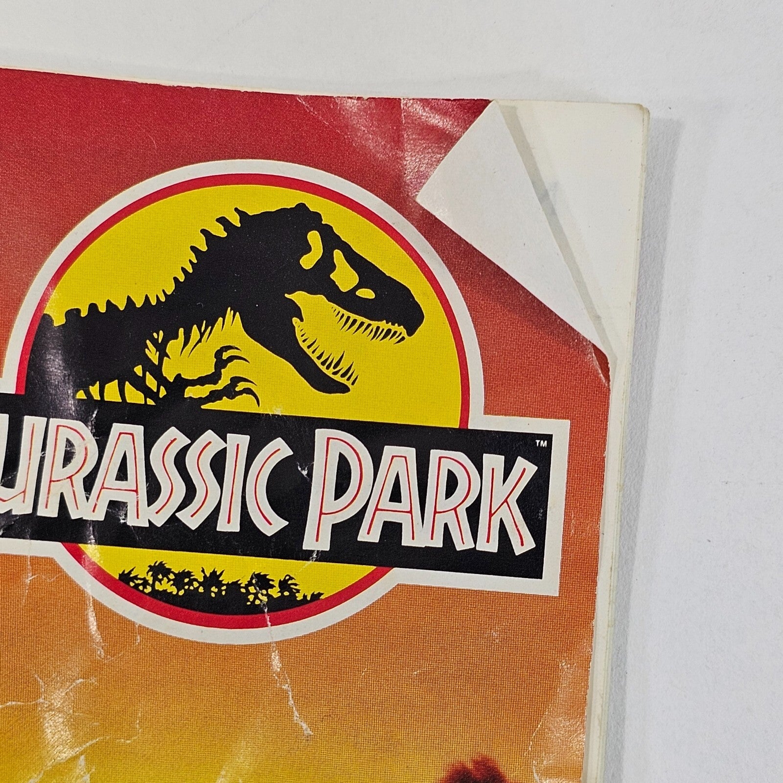 Jurassic Park (Sega Genesis, 1993) Game Manual and Case with Hangtab - Tested
