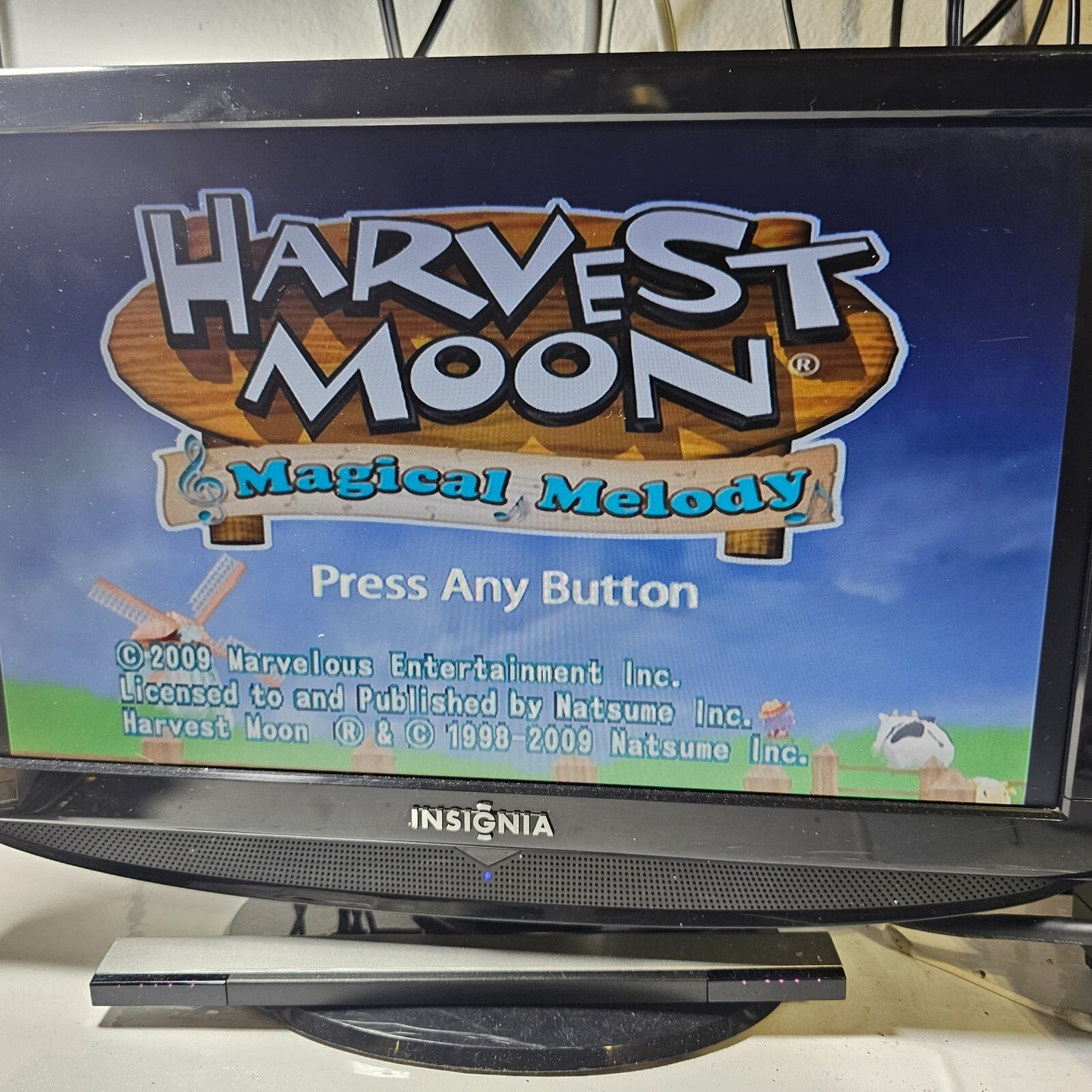 Harvest Moon: Magical Melody (Nintendo Wii, 2008) Game Case Manual - Tested