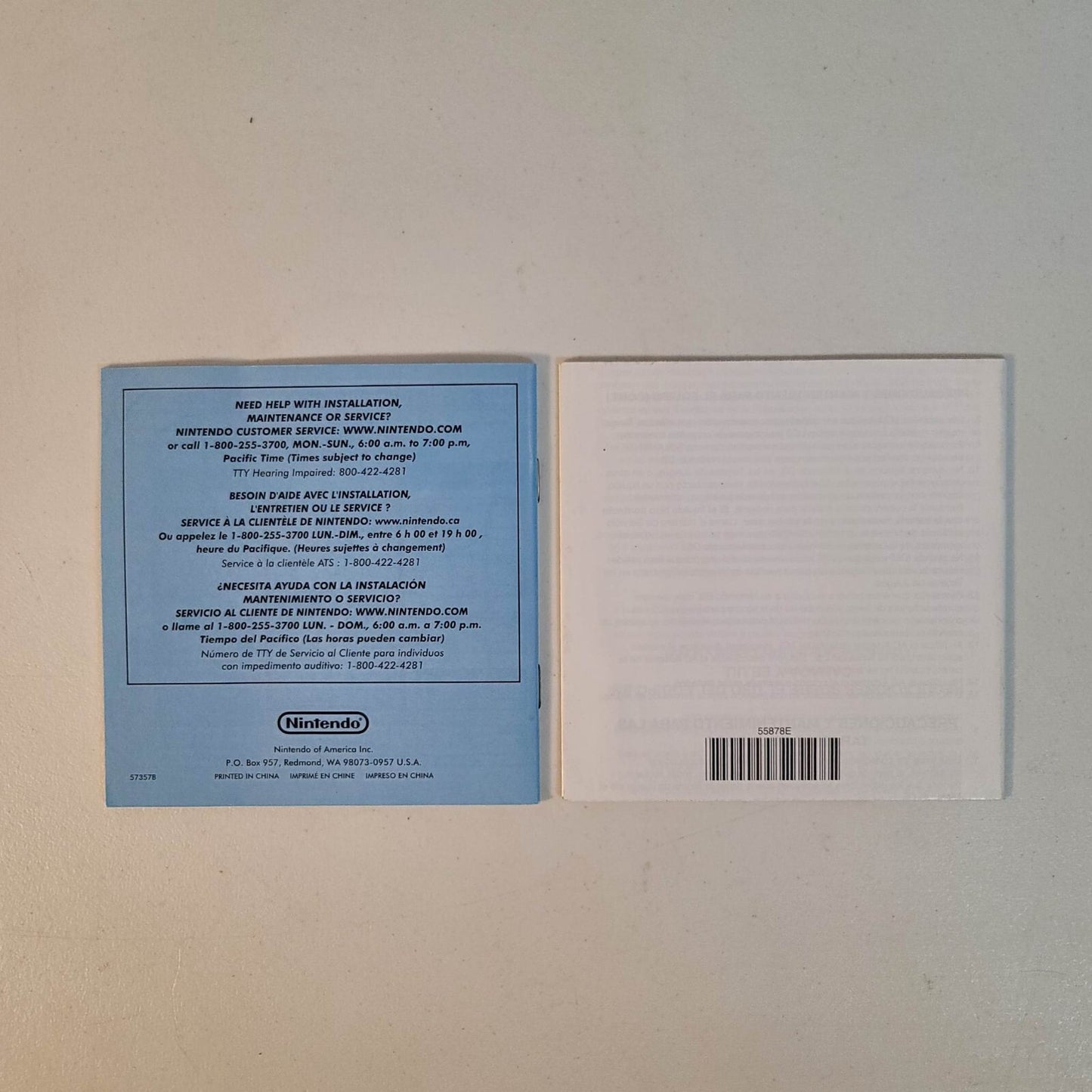 Pictochat (Nintendo DS) Manual and Precautions Booklet