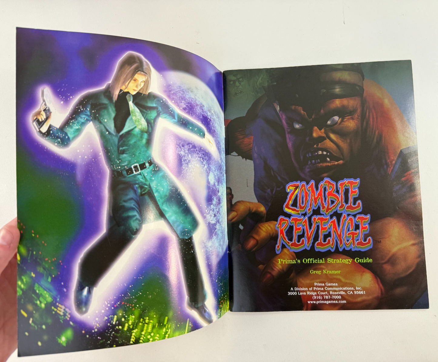 Zombie Revenge Official Strategy Guide (Prima Games, 2000) for Sega Dreamcast