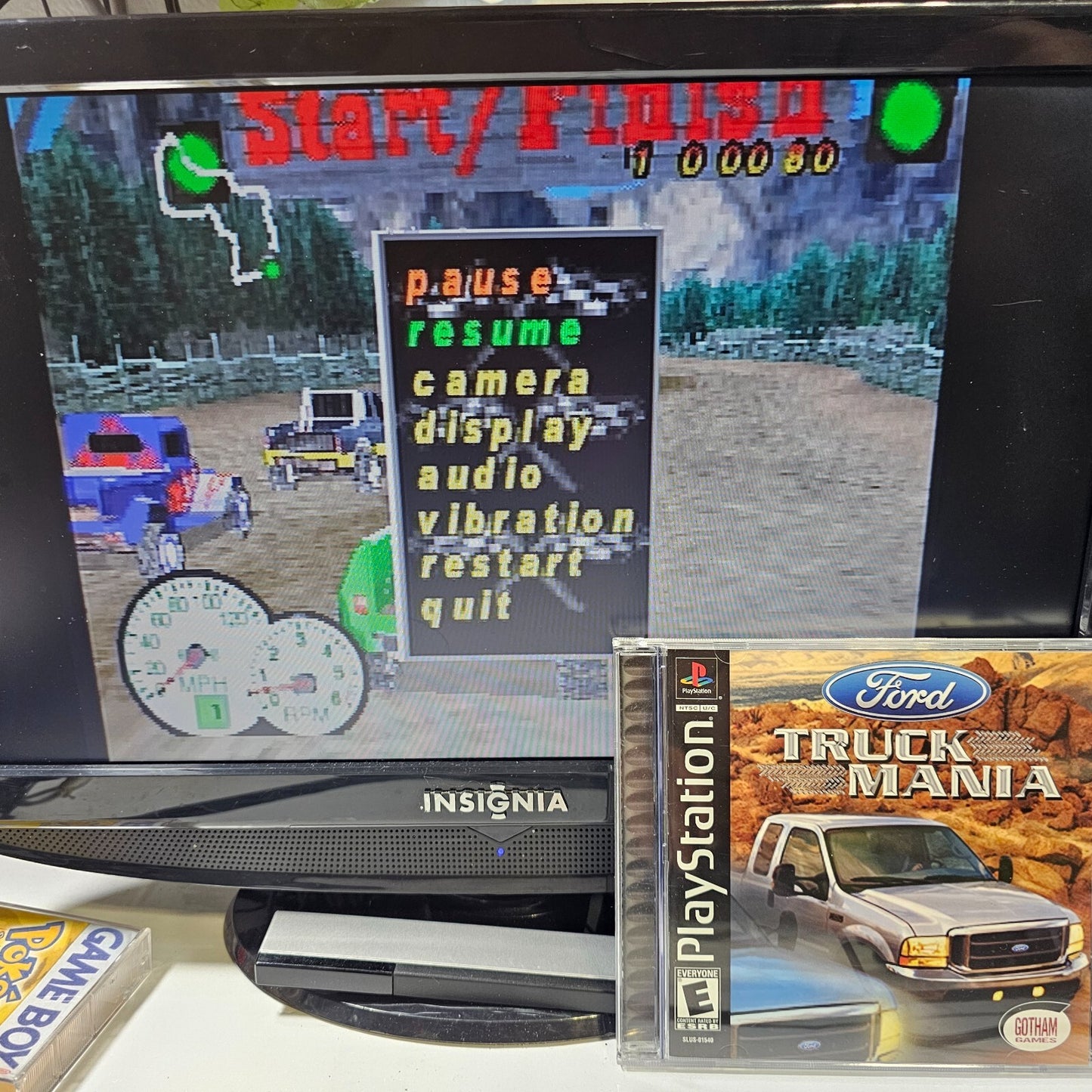 Ford Truck Mania (Sony PlayStation 1, 2003) Game Case Manual Registration Card