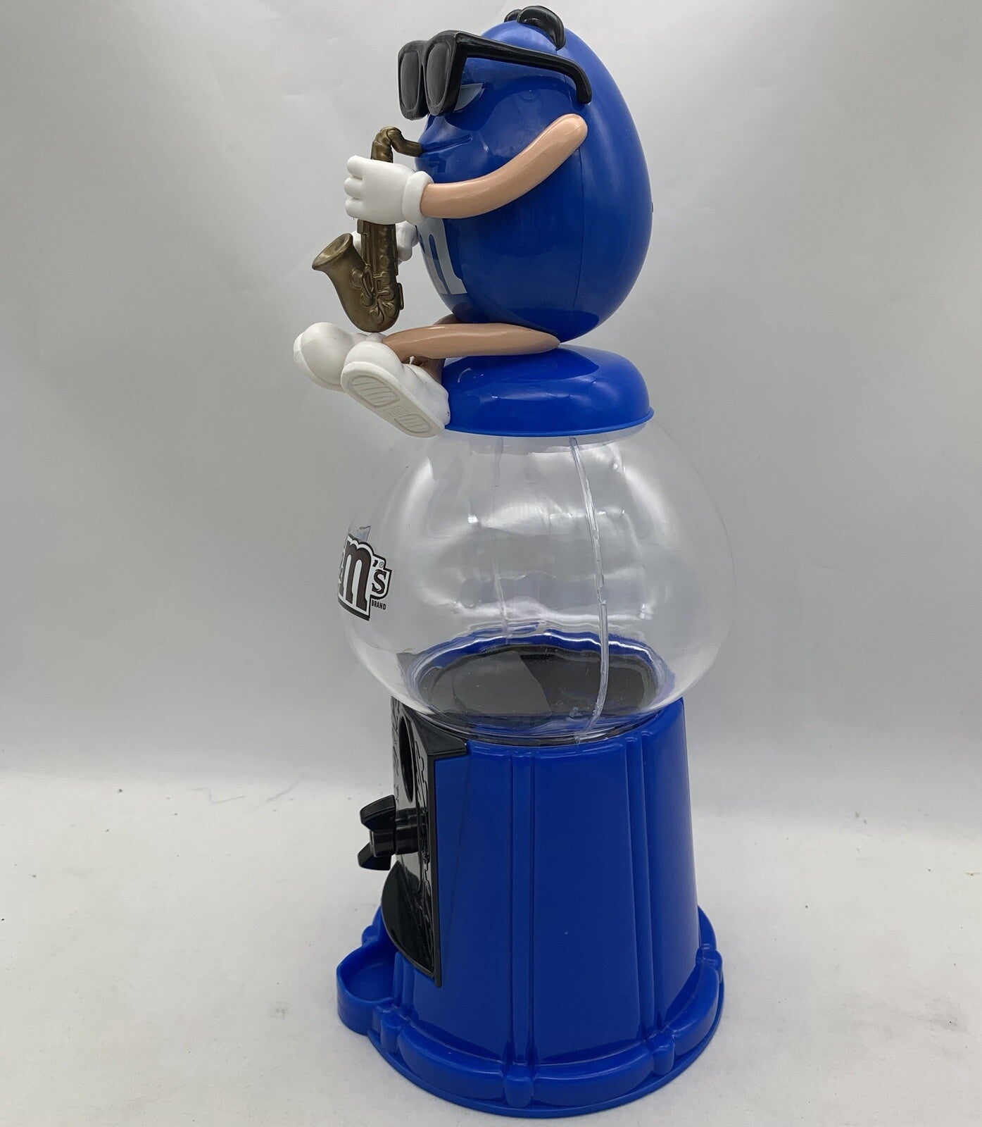 M&M's 12" Blue M&M Playing Saxophone Candy Dispenser