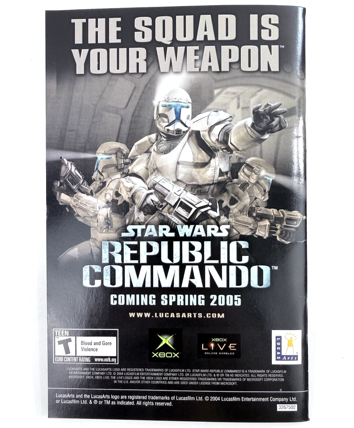 Star Wars Knights of the Old Republic II (Xbox, 2004) Game Case Manual Reg. Card