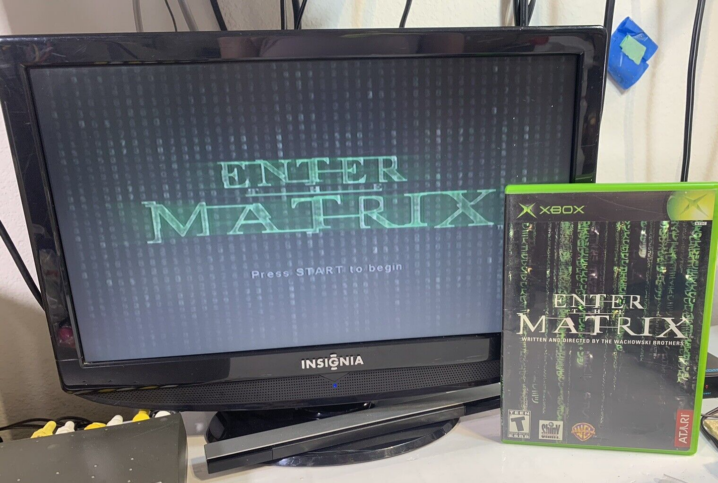Enter the Matrix (Microsoft Xbox, 2003) Game Case Manual - Tested and Working