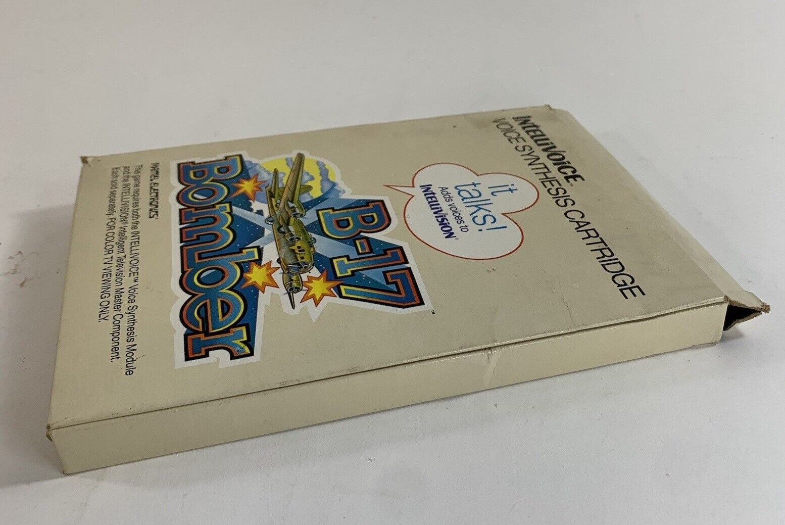 B-17 Bomber (Intellivision, 1982) Game Box Manual Overlay