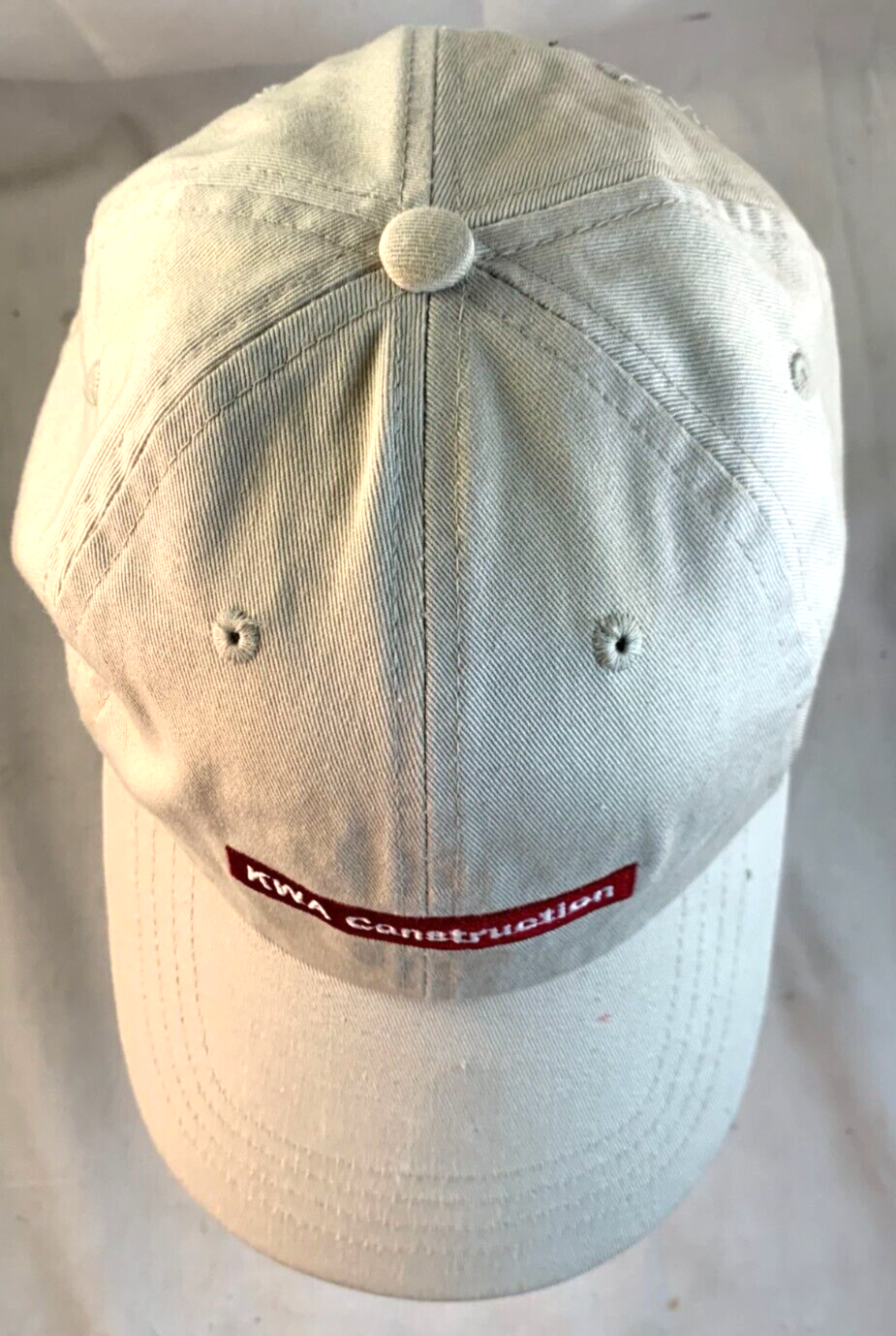 KWA Construction Khaki Adjustable Strapback Hat
