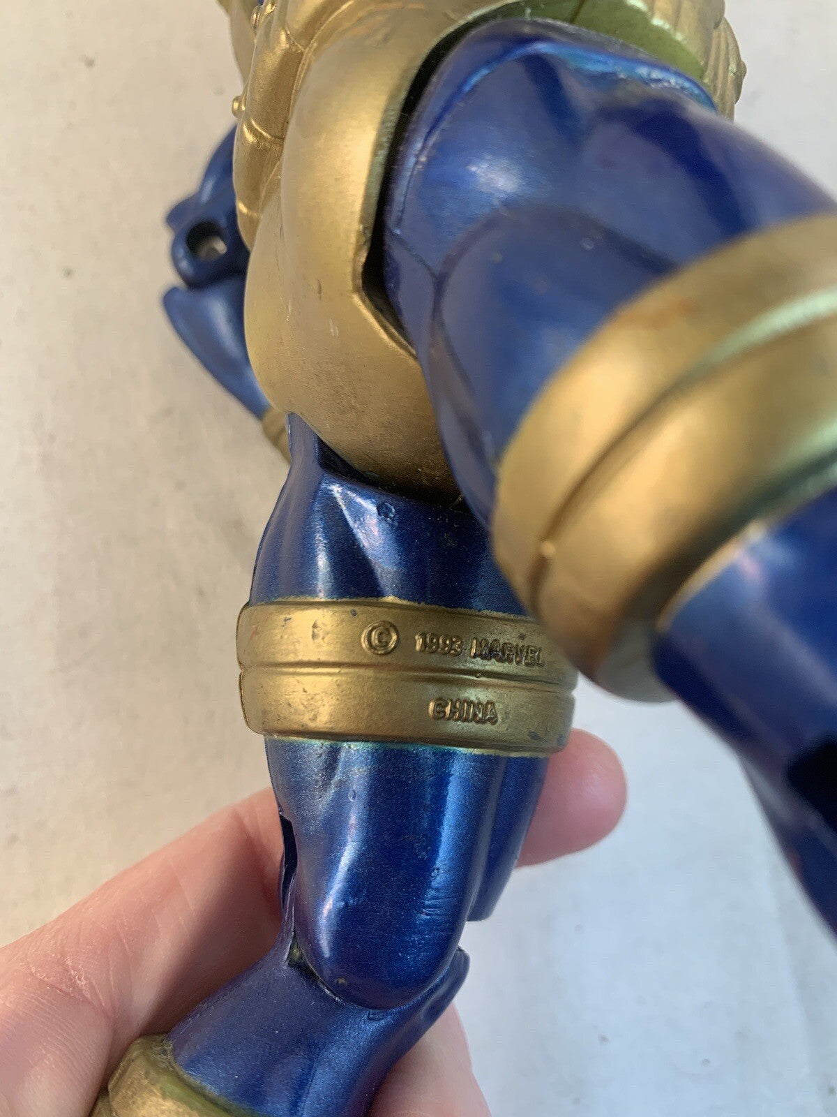 Marvel Comics X-Men Cyclops Metallic (1994) Toy Biz 10-Inch Figure