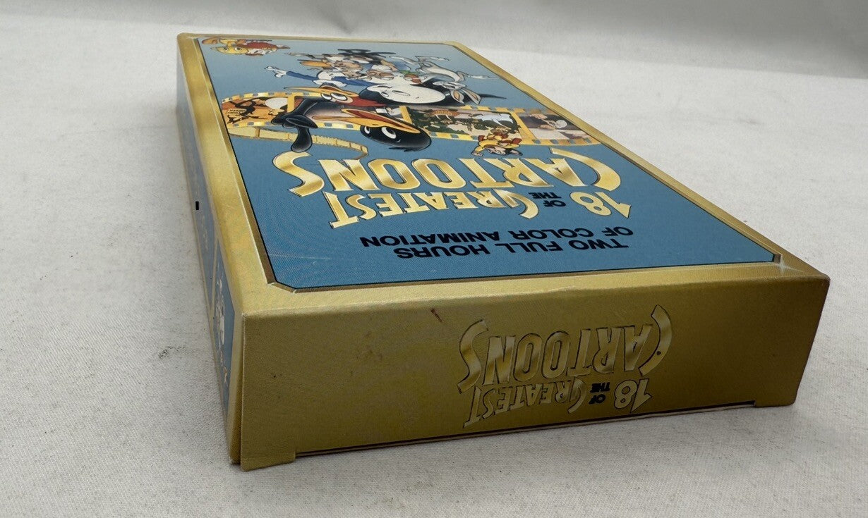 18 of the Greatest Cartoons (VHS, 1990) Tested and Working